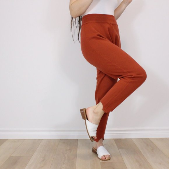 *Vintage Jacques Vert Orange Wool Pant - Picture 1 of 9